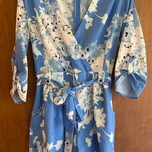 Floral Wrap Jumpsuit